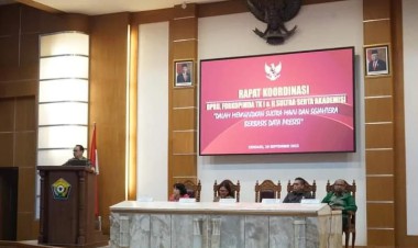 Pj. Bupati Buton Hadiri Rakor Terkait Data Presisi