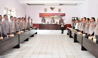 Menghadapi Pemilu Polres Buton Gelar Pra Operasi Mantap Brata 2023-2024