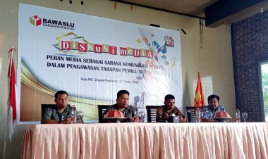 Bawaslu Buton Ajak Insan Pers Lakukan Pengawasan Partisipatif Pada Pemilu 2024