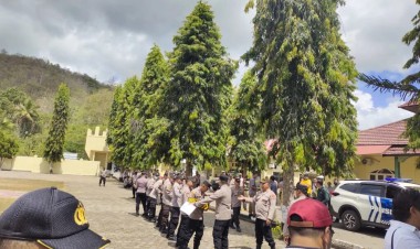 Jelang Pemilu 2024, Polres Buton Lakukan Sispamkota