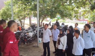 Panwaslu Kecamatan Wolowa Gelar Tes Wawancara Calon Pengawas TPS
