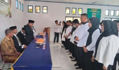 Panwascam Kapontori Melantik 47 Pengawas TPS