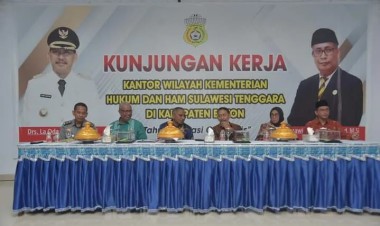 Kanwil Kemenkumham Sultra Kunjungi Buton