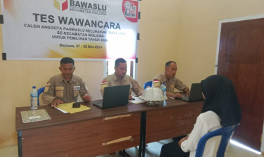 Panwascam Wolowa, Umumkan PKD Terpilih Pada Tahapan Pilkada 2024, Berikut Daftarnya
