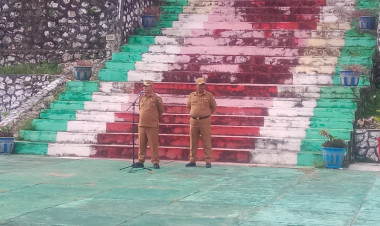 Pimpin Apel Senin, Pj. Bupati Ingatkan Ingatkan ASN Jaga Netralitas