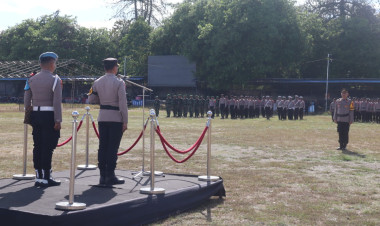 Polres Buton Laksanakan Apel Gelar Pasukan Operasi Mantap Praja Semeru 2024 ,Jelang Pilkada Serentak 2024