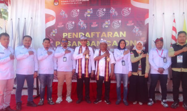 Hari Terakhir Pendaftaran, Pasangan Basiran-Rafiun Siap Bertarung Di Pilkada Buton 2024