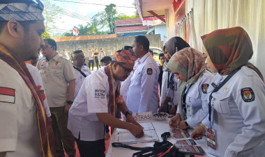 Pasangan Alvin Akawijaya Putra Dan Syarifudin Saafa, Resmi Mendaftar di KPU