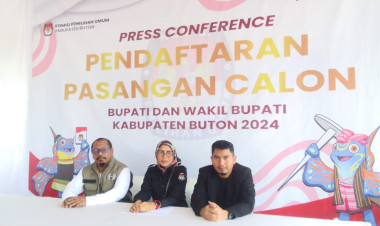 KPU Buton Tutup Tahapan Pendaftaran, Ini Daftar Calon Yang Mendaftar Di Pilkada Buton