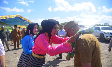 Pj. Bupati Buton Hadiri HUT Desa Mabulugo ke 18