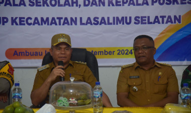 Pj. Bupati Gelar Rakor di Lasalimu Selatan