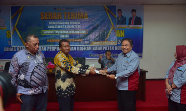 Serah Terima Mahasiswa KKN Tematik Unidayan ke Pemkab Buton