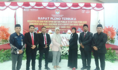 Sah, 78.574 Warga Buton Akan Jadi Pemilih Tetap Pada Pilkada Serentak 2024