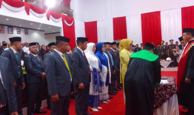 25 Anggota DPRD Buton Resmi Di Lantik, Siapakah Yang Menjadi Ketua DPRD?