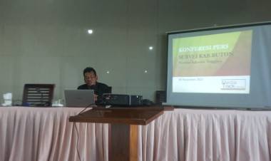 Survei Terbaru Pilkada Buton : Pasangan Syara Meraih Elektabilitas Tertinggi, Di Susul AS dan Berkawan.