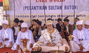 Sejumlah Raja Dan Sultan Se-Nusantara Hadiri Pelantikan Sultan Buton