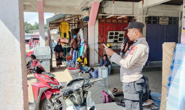Sat Binmas Polres Buton Imbau Warga Ciptakan Situasi Kondusif Selama Bulan Ramadhan