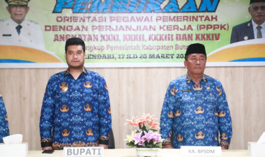 Buka Orientasi PPPK di Kendari, Bupati Buton Tegaskan Perkuat Nilai dan Etika Pelayanan Publik
