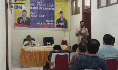 BPN Buton Resmi Berganti Pimpinan, Welly Sonhaji Gantikan Yusuf